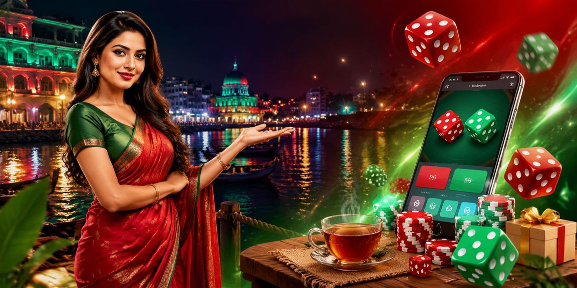 রংপুরে ডাইস গেম উপভোগ করছেন একজন খেলোয়াড়
